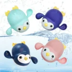 Little Cartoon Penguin Bath Toy – Floating Design