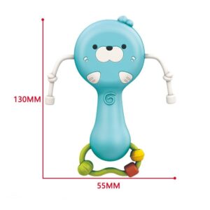 Baby Hand Rattle Chewable Teether Toy - Seal