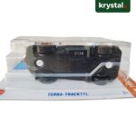 Hot Wheels Terra-Tracktyl die-cast toy car underside in blister pack with Mattel Malaysia manufacturing details