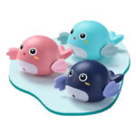 Little Dolphin Cartoon Bath Toy for Kids – Colorful Floating Design