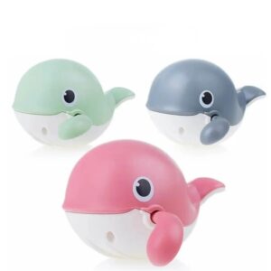 Little Whale Cartoon Bath Toy for Kids – Floating Wind-Up Design