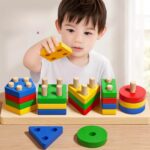 Geometry Stacking Toy – Shape & Color Sorting Fun