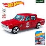 Hot Wheels Alfa Romeo Giulia TI Super red 1:64 scale die-cast car with white racing livery