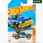 Hot Wheels Big-Air Bel-Air Safari Mode Blue Hot Wheels Big-Air Bel-Air Safari Mode blue off-road die-cast car with yellow accents and BFGoodrich livery
