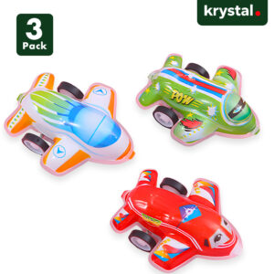 Baby Creative Mini Plastic Pull-Back Toy Car, Colorful Aircraft Design - Warrior Aircraft