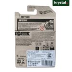 Hot Wheels Drift Box HW Euro series die-cast car packaging back view with Mattel logo and product details