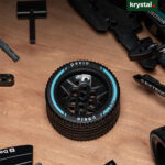 Technic Mercedes F1 Racing Car Tire Wheel LEGO-compatible Technic Mercedes F1 car tire and wheel rim for 1:10 scale building block display models