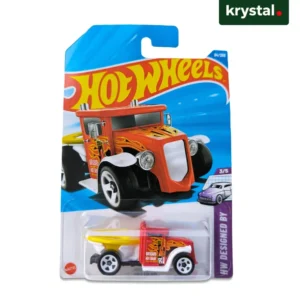 Hot Wheels Gotta Go die-cast toy truck with orange flame decals and toilet bowl seat design, Mattel collectible car