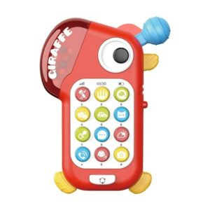 Baby Giraffe Sound Toy - Red