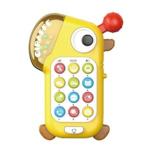 Baby Giraffe Sound Toy - Yellow