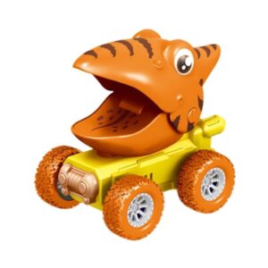 Dinosaur Press Go Off-Road Toy Car - Yellow Dinosaur
