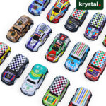 Baby Creative Mini Plastic Pull-Back Toy, Colorful Alloy Car Design