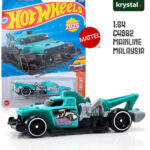 2025 Hot Wheels Haulerback Teal Yeti Graphics HW Hot Trucks Mainline 1:64 Scale Die-Cast
