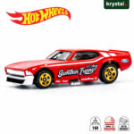 Hot Wheels Ford '71 Mustang Funny Car red 1:64 die-cast model with Sumthin' Funny racing graphics