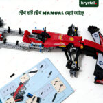 Mercedes F1 Technic Building Block Set Technic Mercedes F1 building block set with step-by-step assembly manual for a 1:10 scale collector model