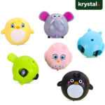 Baby Creative Mini Plastic Pull-Back Toy, Animal Car Design