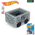 Hot Wheels Minecraft 15th Anniversary Minecart Hot Wheels Minecraft Minecart 15th Anniversary Edition 1:64 scale die-cast toy with pixelated 15 Years graphics