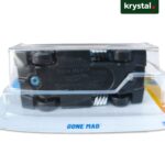 Hot Wheels Gone Mad die-cast toy car chassis view in original packaging showing Mattel HYW56 model details