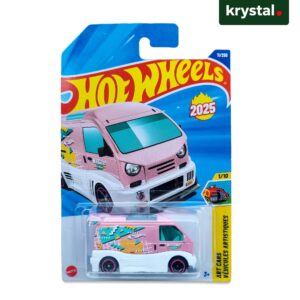 Hot Wheels Kei Swap pink Art Cars die-cast toy van with MattGabe designs