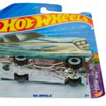 Hot Wheels '64 Impala Teal Lowrider Die-Cast Hot Wheels '64 Impala teal lowrider die-cast car from HW Layin' Low series with whitewall wheels