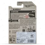 Hot Wheels '69 Chevelle X-Raycers 3/5 packaging back with Mattel and GM licensing details