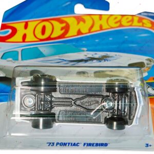 Hot Wheels 73 Pontiac Firebird white Trans Am die-cast car, Muscle Mania series 1:64 scale collectible