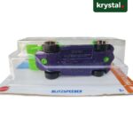 Hot Wheels Blitzspeeder DHN91 Die-Cast Car Hot Wheels Blitzspeeder DHN91 purple die-cast toy car base view in original packaging