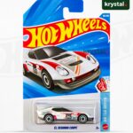 Hot Wheels El Segundo Coupe white die-cast car with red racing stripes and #26 graphics, HW Fan Driven 96/250