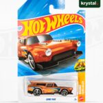 Hot Wheels Gone Mad die-cast car in metallic bronze with flame decals from the Wagons Familiales series