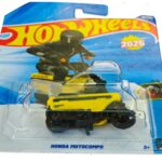 Hot Wheels Honda Motocompo Yellow Die-cast Toy Hot Wheels Honda Motocompo yellow die-cast scooter toy, 2025 Mainline Moto Motos series 181/250