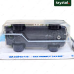 Underside view of Hot Wheels '68 Corvette Gas Monkey Garage 1:64 scale die-cast car chassis