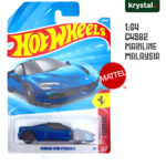 Hot Wheels Ferrari SF90 Stradale blue die-cast car 1:64 scale Mattel mainline series 41/250
