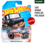 Hot Wheels Mercedes-Benz Unimog 1300L purple off-road truck toy with Expedition Scout livery