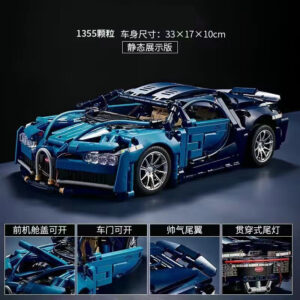 Bugatti Inspired LEGO-Compatible 1:14 Technic Supercar