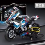 BMW M 1000 RR Inspired LEGO-Compatible 1:5 Motorcycle