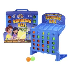 Bouncing Ball Game - Connect Four Challenge, Bounce-to-Win Action Play