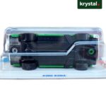 Bottom view of Hot Wheels King Kuda die-cast car chassis showing Plymouth Barracuda and Mattel branding
