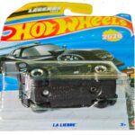 Hot Wheels La Liebre matte black 1:64 scale die-cast car, 2024 Legends Tour Winner in HW Dream Garage packaging