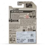 Hot Wheels La Liebre packaging back, HW Dream Garage 2/5 Legends Tour Winner 1:64 scale diecast car