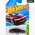 Hot Wheels Lucid Air Maroon Die-cast - HW EV Series Hot Wheels Lucid Air maroon die-cast luxury EV sedan, 1:64 scale model from the HW EV series 59/250