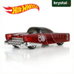 Hot Wheels Mattel Dream Mobile - Metallic Red Die-Cast Hot Wheels Mattel Dream Mobile metallic red die-cast car with chrome finish and 80th anniversary decal