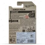Hot Wheels McMurtry Spéirling packaging back showing Exoticars series 3/10 and Mattel collector information
