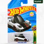 Hot Wheels Pagani Zonda Cinque 1:64 scale die-cast in Pearl White from the 2026 Exoticars series