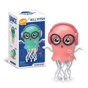 Electric Induction Jellyfish Toy for Kids - Red Rose Large