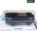 Hot Wheels Slide-Burn HYW28 Die-Cast Car Hot Wheels Slide-Burn HYW28 die-cast toy car base view in original packaging