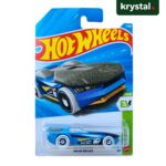 Hot Wheels Solar Reflex EV Series Die-Cast Car Hot Wheels Solar Reflex blue die-cast car, EV series 1/10, Mattel collectible toy in original blister pack