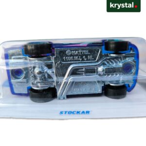 Authentic Mattel Hot Wheels Stockar die-cast car chassis showing Malaysia manufacturing details