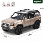 Toyota Prado 1:32 Die-Cast Alloy SUV Model