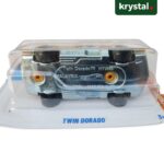 Hot Wheels Twin Dorado Die-Cast Car Hot Wheels Twin Dorado die-cast car underside view in blister pack showing authentic Mattel Malaysia stamp