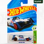 Hot Wheels Voltage Spike toy car, HW EV Series white and blue futuristic electric vehicle 85/250 mainline